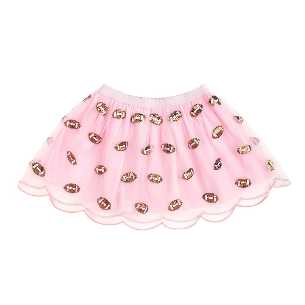Mini Sequin Football Tutu Skirt