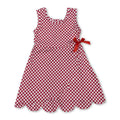 Game Day Ready Athletic Dress - Red Gingham