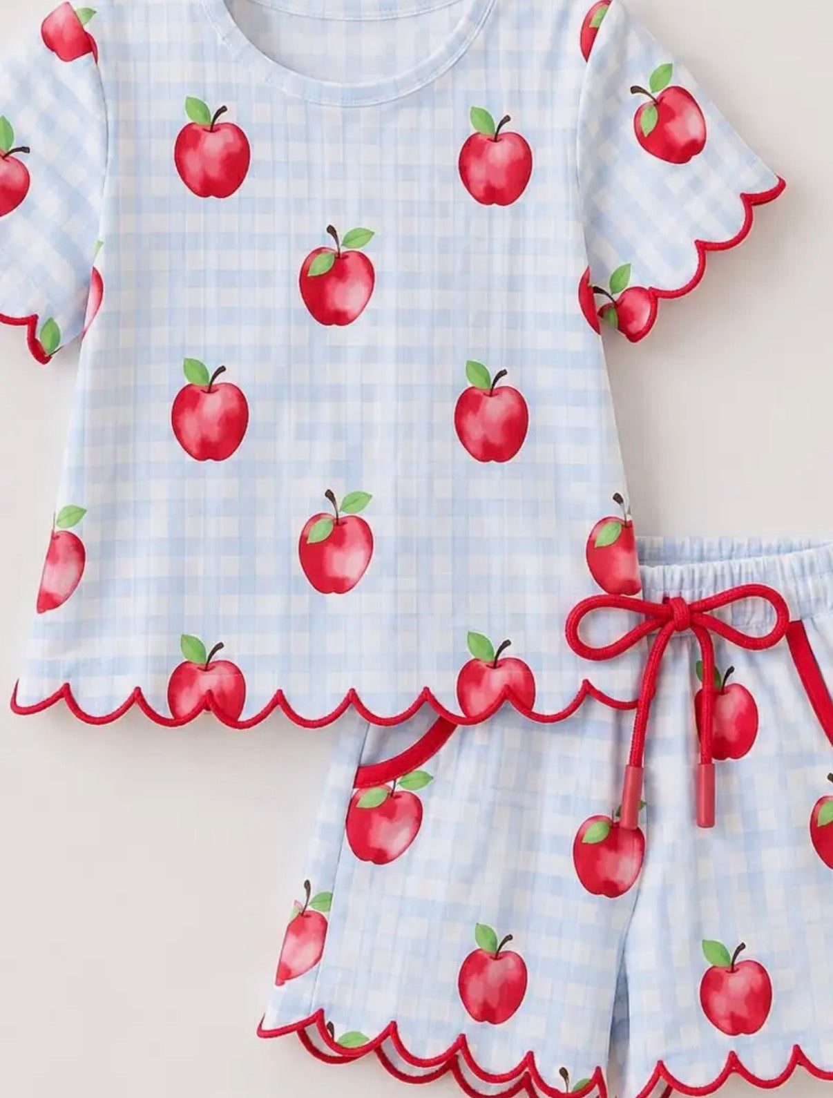 Apples Scalloped Set