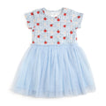 Apple Gingham Short Sleeve Dress