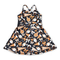 Game Day Ready Athletic Dress - Orange and Black